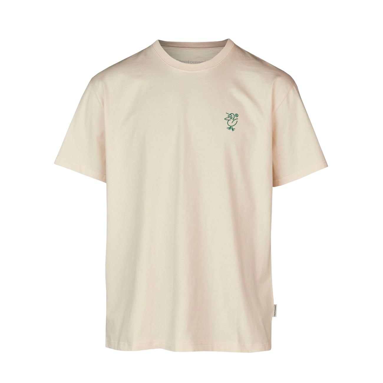 Cleptomanicx T-Shirt Sketch Gull (raw undyed)